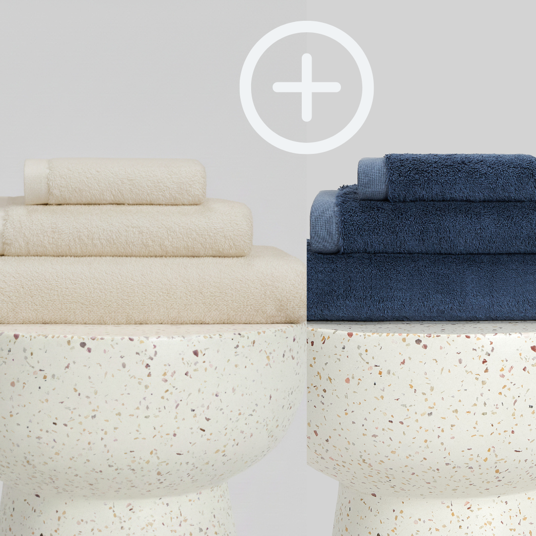 2-Pack  | Conjunto de Toalhas de Bambu blanky 