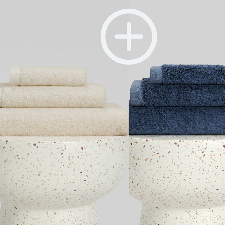 2-Pack  | Conjunto de Toalhas de Bambu blanky 