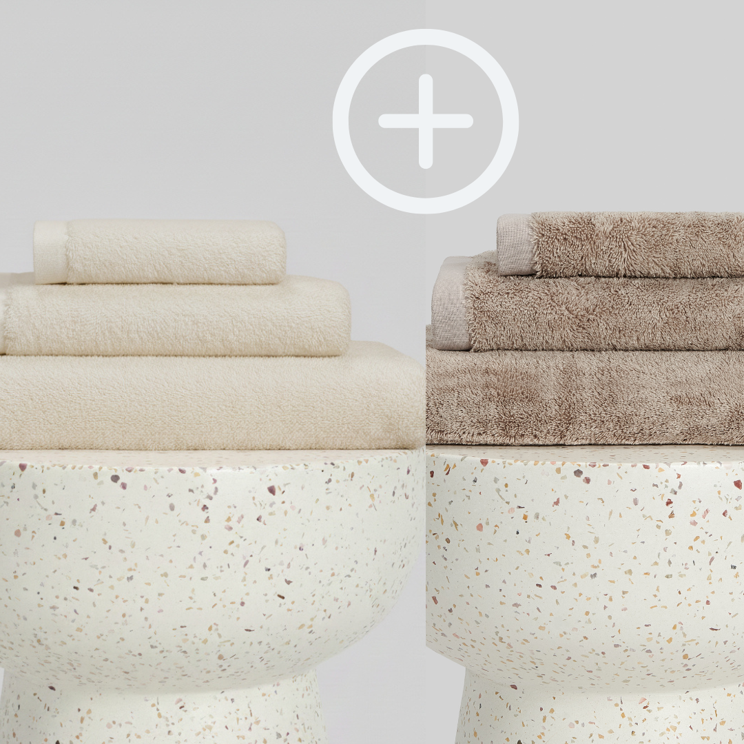 2-Pack  | Conjunto de Toalhas de Bambu blanky 