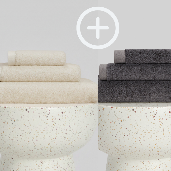 2-Pack  | Conjunto de Toalhas de Bambu blanky 