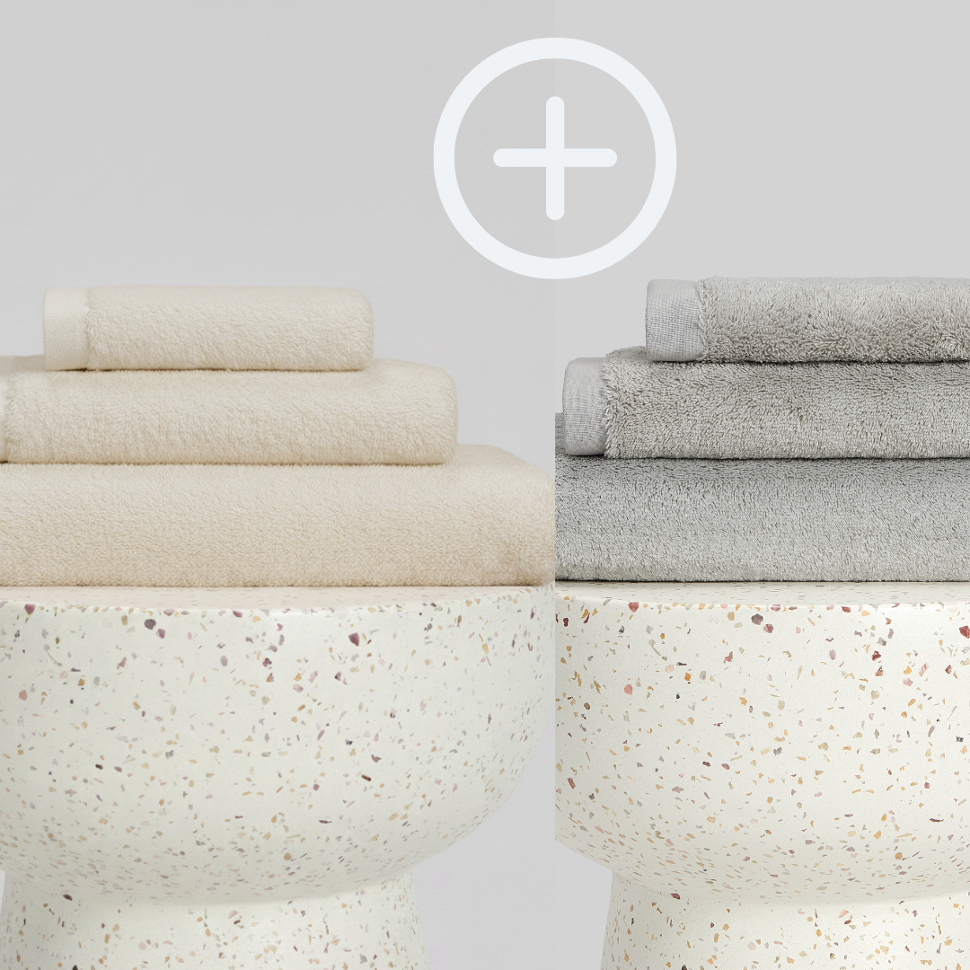 2-Pack  | Conjunto de Toalhas de Bambu blanky 