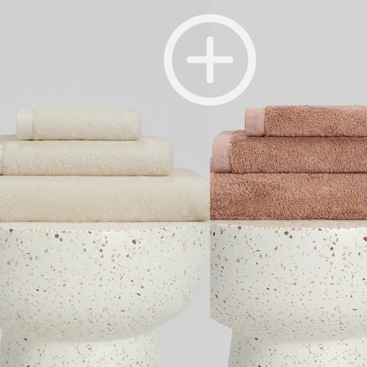 2-Pack  | Conjunto de Toalhas de Bambu blanky 