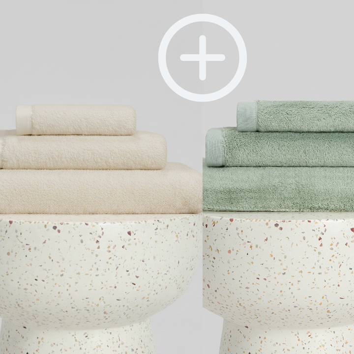 2-Pack  | Conjunto de Toalhas de Bambu blanky 