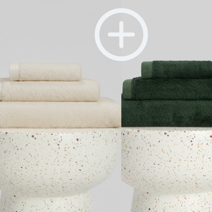 2-Pack  | Conjunto de Toalhas de Bambu blanky 