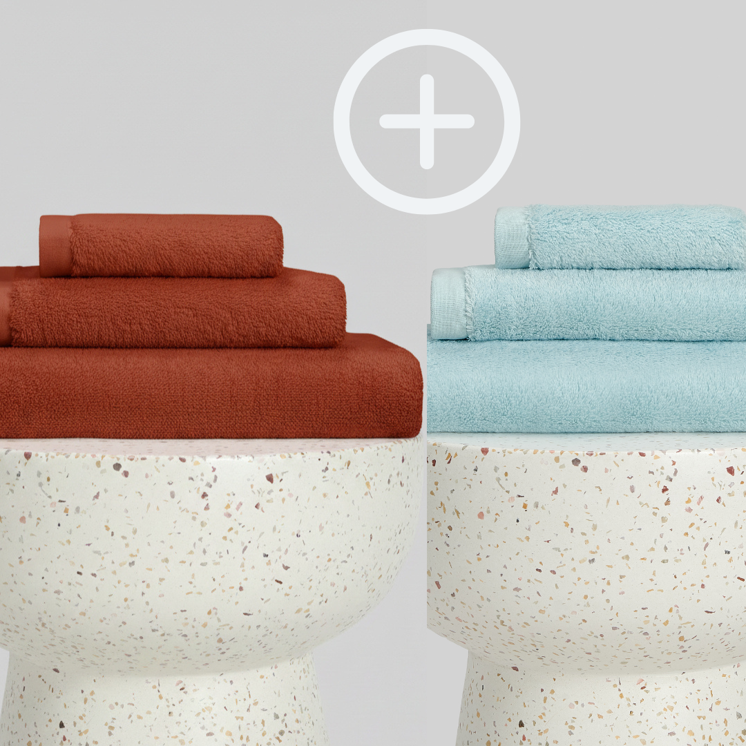 2-Pack  | Conjunto de Toalhas de Bambu blanky 