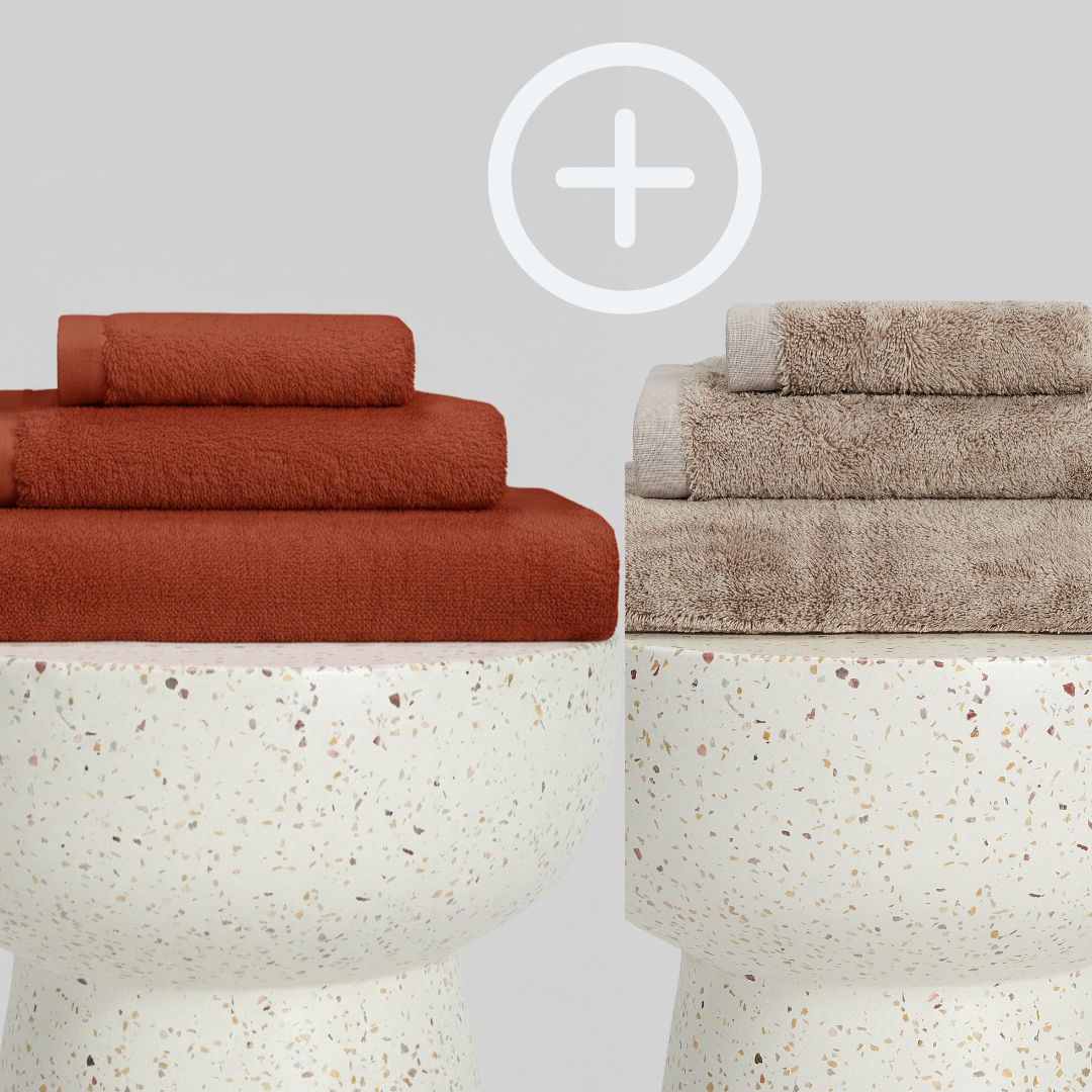 2-Pack  | Conjunto de Toalhas de Bambu blanky 