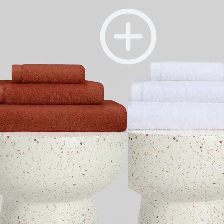 2-Pack  | Conjunto de Toalhas de Bambu blanky 
