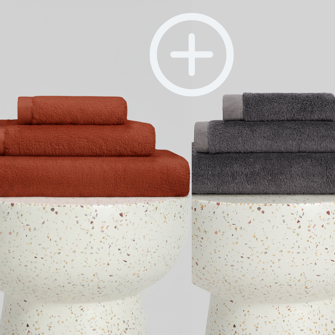 2-Pack  | Conjunto de Toalhas de Bambu blanky 