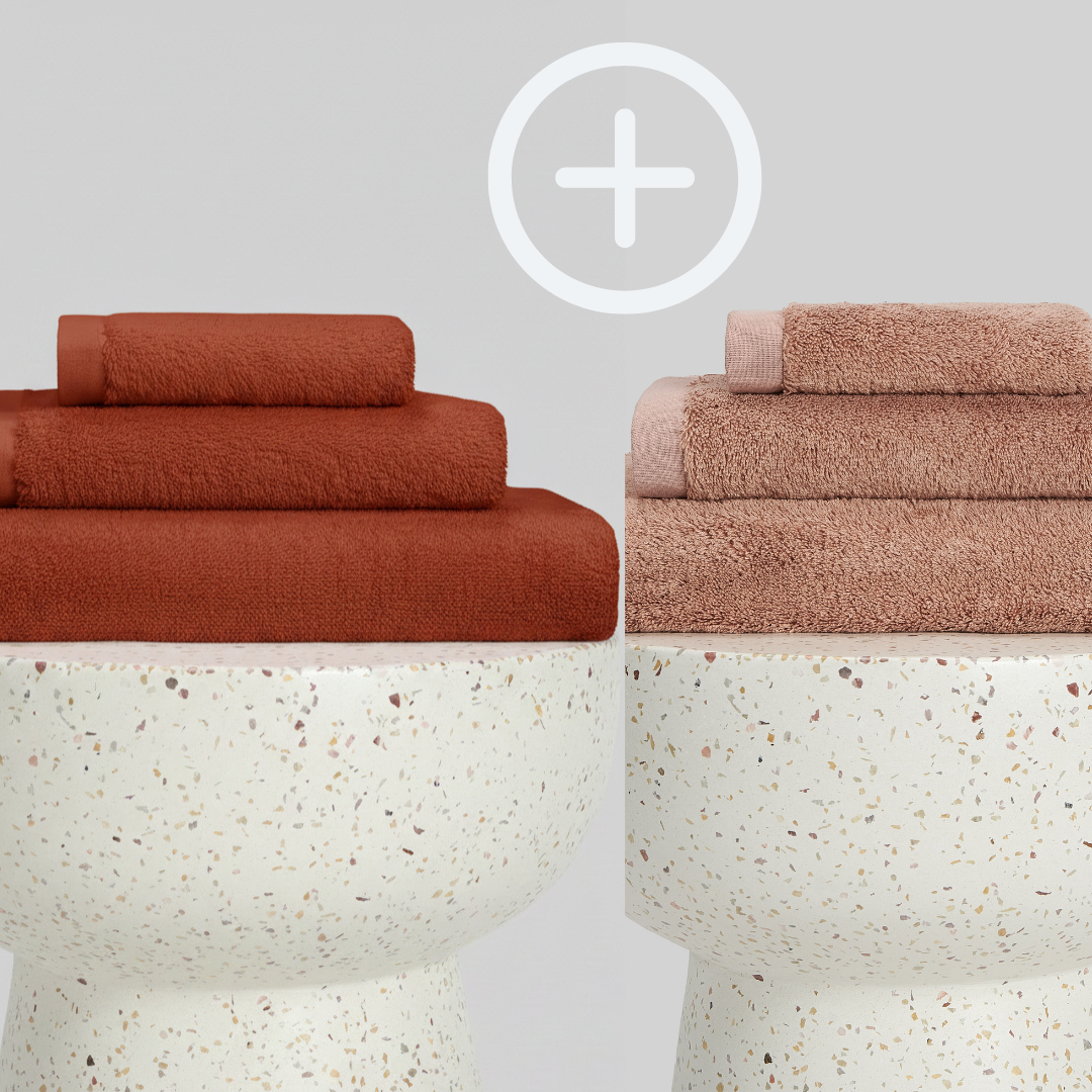 2-Pack  | Conjunto de Toalhas de Bambu blanky 