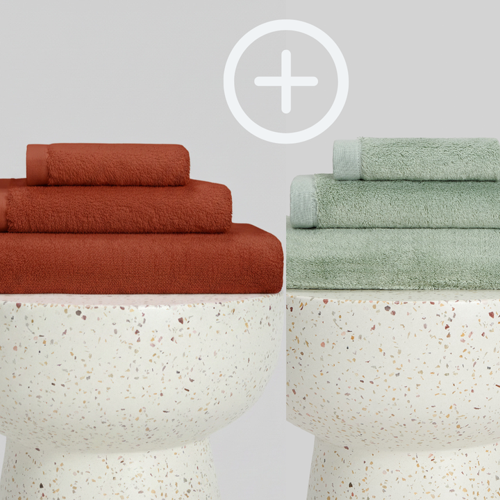 2-Pack  | Conjunto de Toalhas de Bambu blanky 