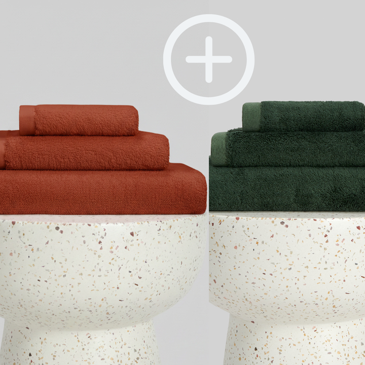2-Pack  | Conjunto de Toalhas de Bambu blanky 