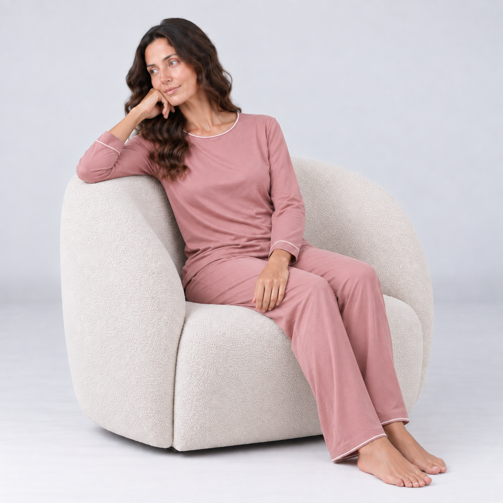 Pijama Comprido (Sweatshirt) em Bambu