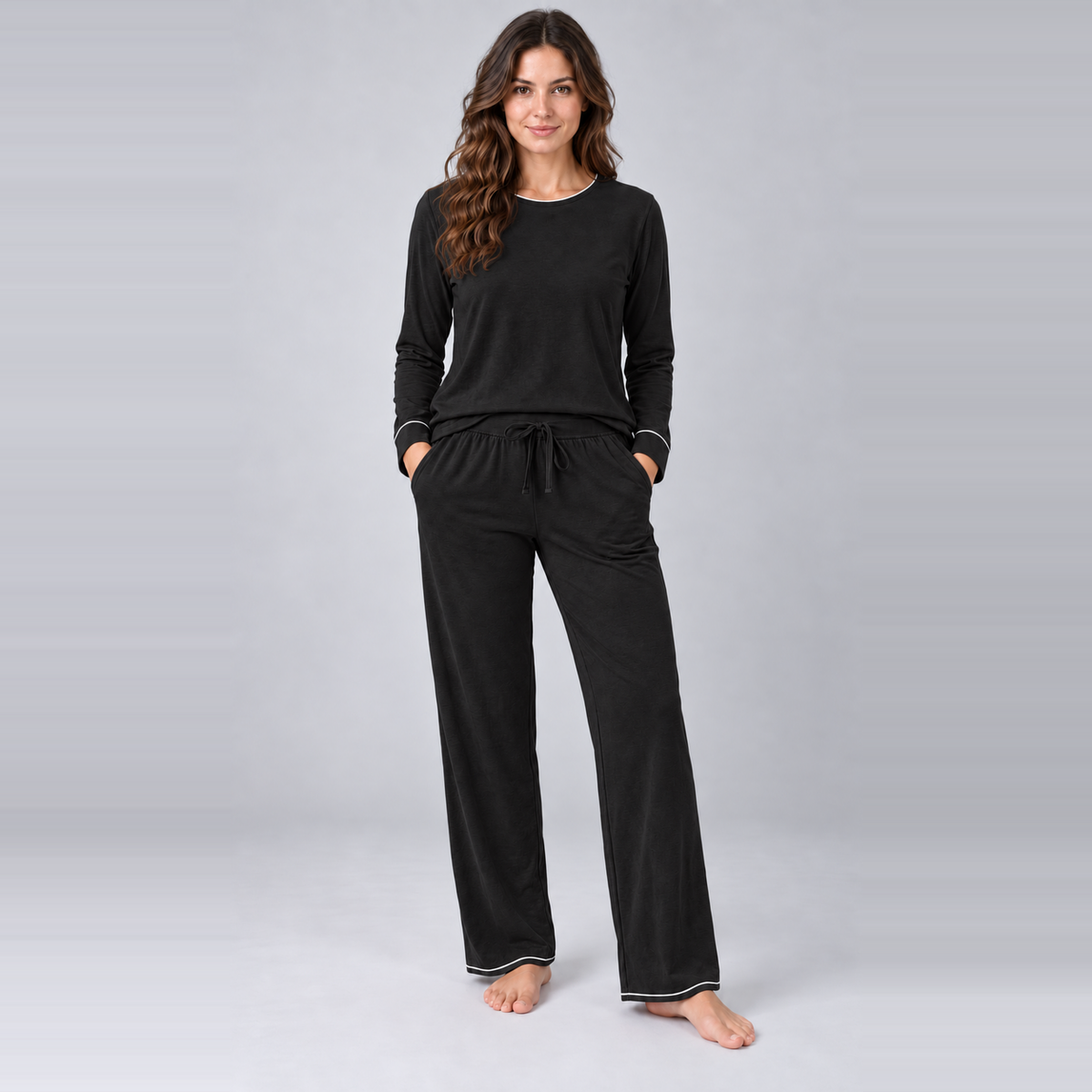 Pijama Comprido (Sweatshirt) em Bambu