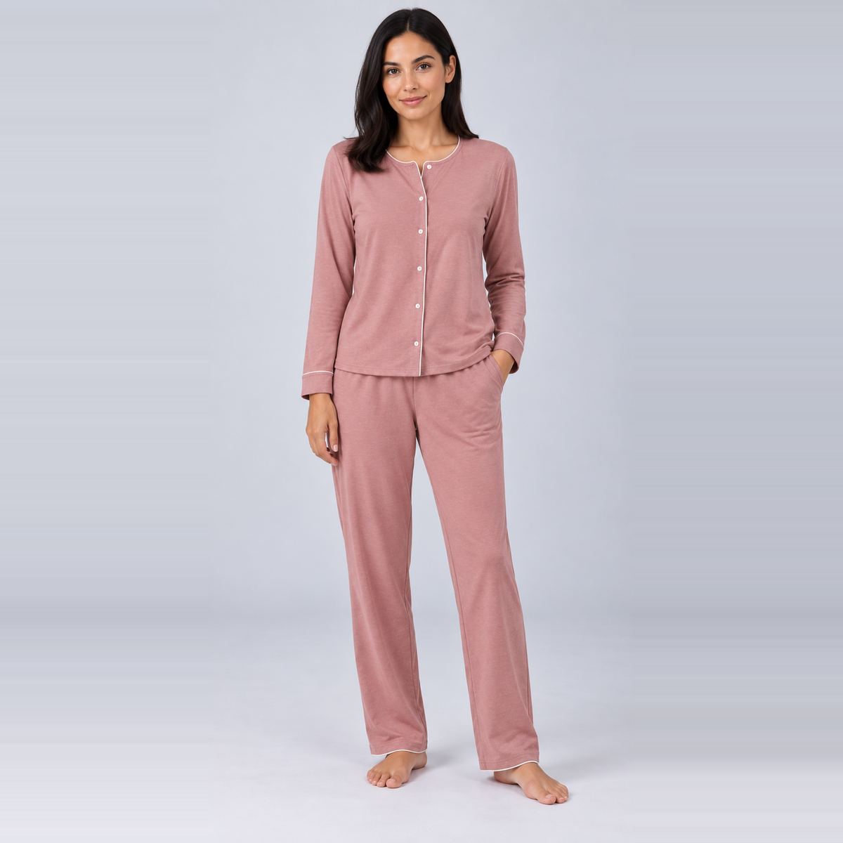 Pijama Comprido (Camisa) em Bambu