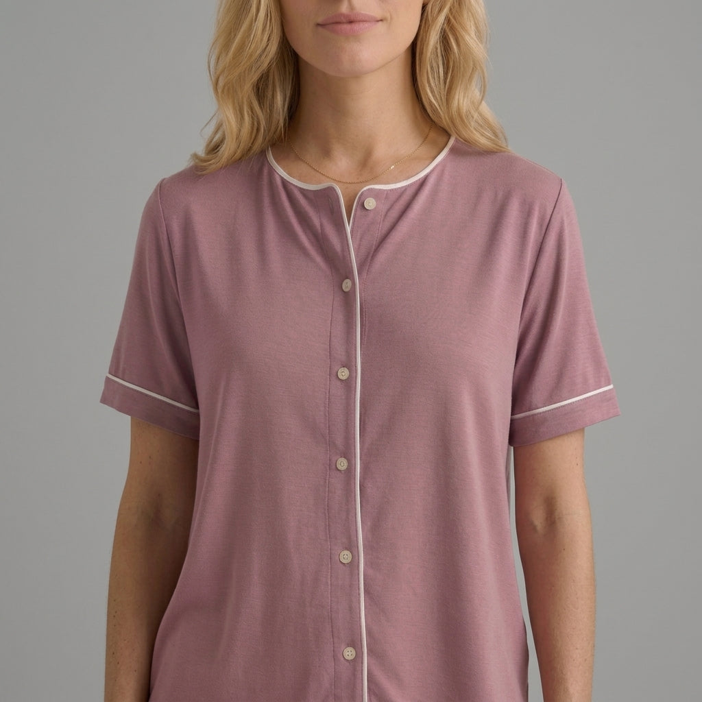 Pijama Curto (Camisa) em Bambu