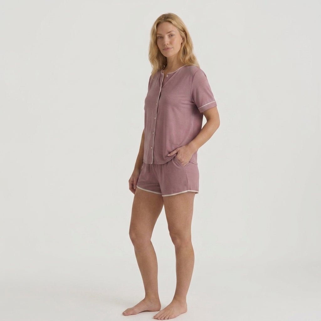 Pijama Curto (Camisa) em Bambu