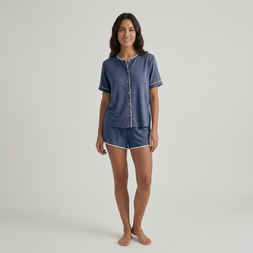 Pijama Curto (Camisa) em Bambu