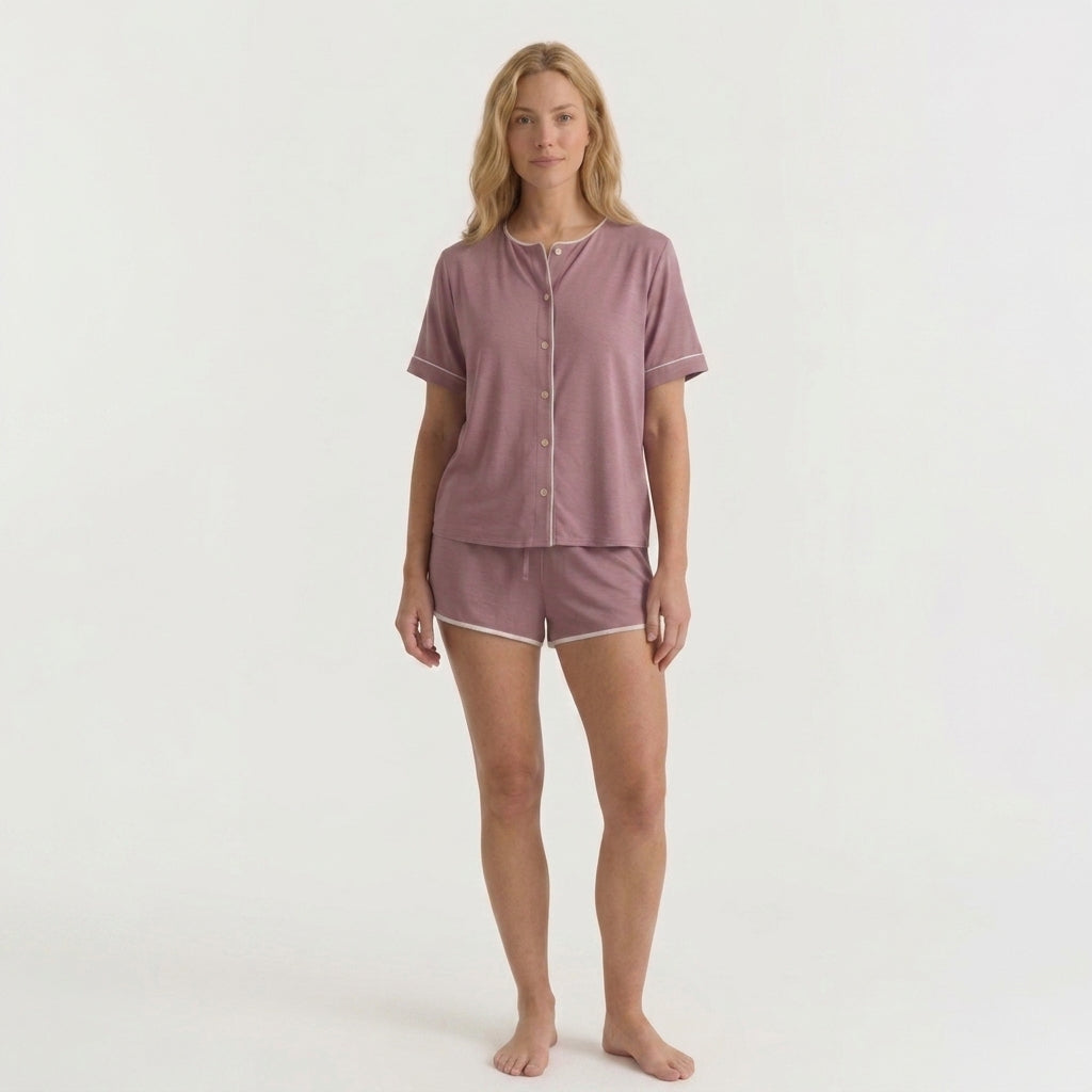 Pijama Curto (Camisa) em Bambu