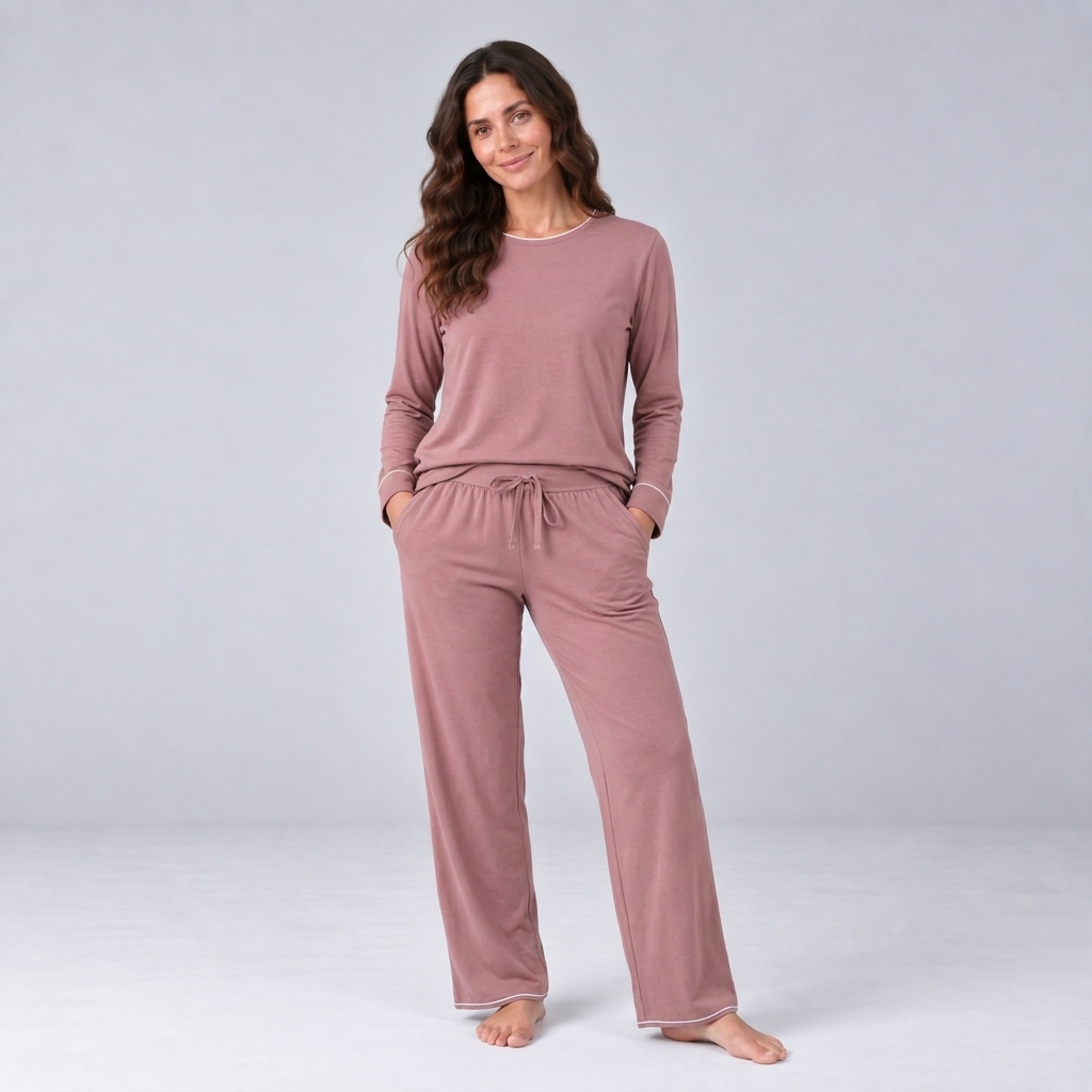 Pijama Comprido (Sweatshirt) em Bambu