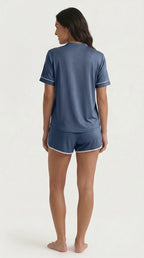 Camisa de Pijama em Bambu Elástico para Mulher