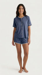 Camisa de Pijama em Bambu Elástico para Mulher