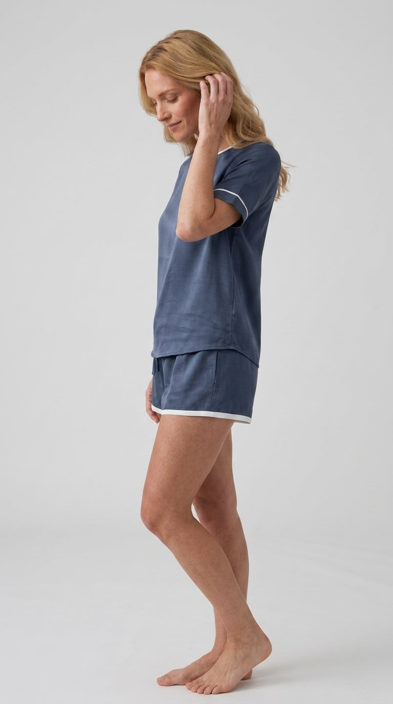 T-shirt de Bambu Elástico para Mulher