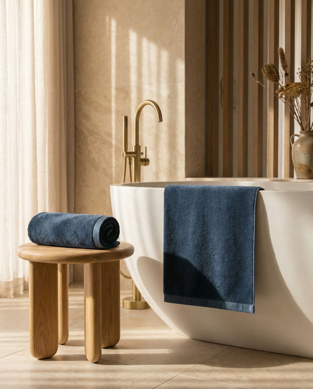 Tapete de Banho de Bambu blanky