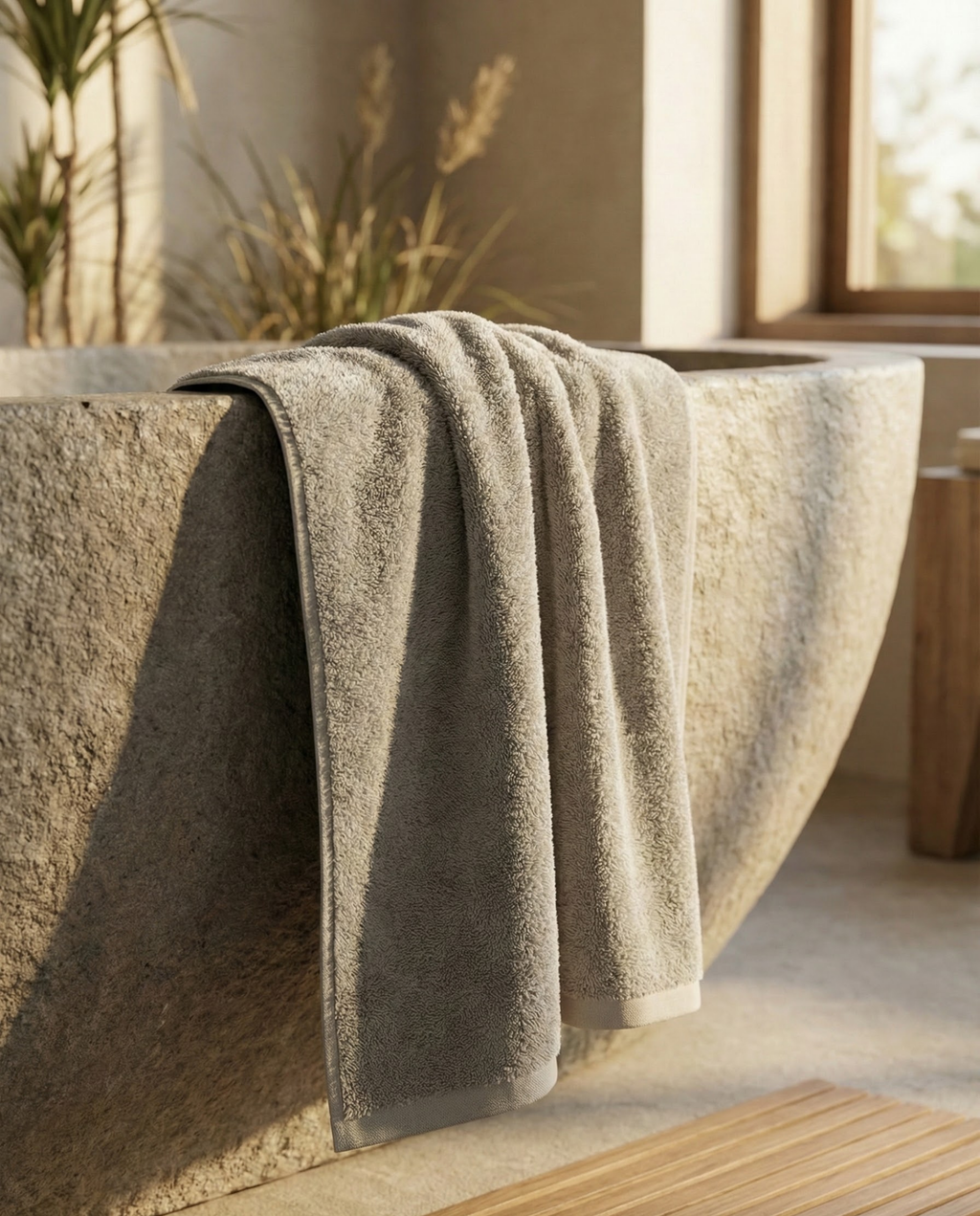 Tapete de Banho de Bambu blanky