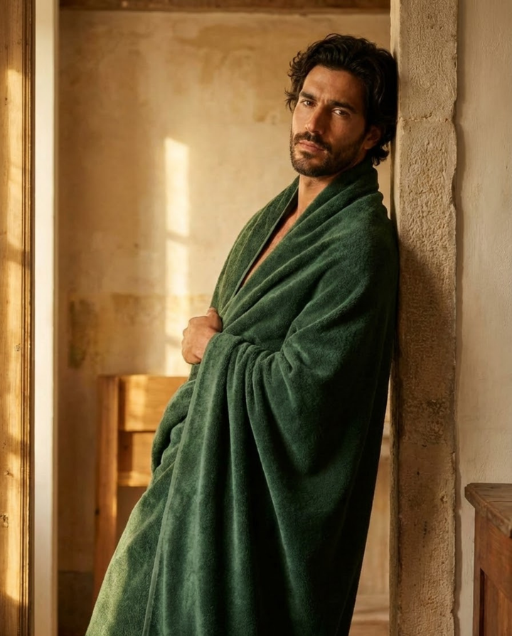 Conjunto de Toalhas de Bambu blanky 