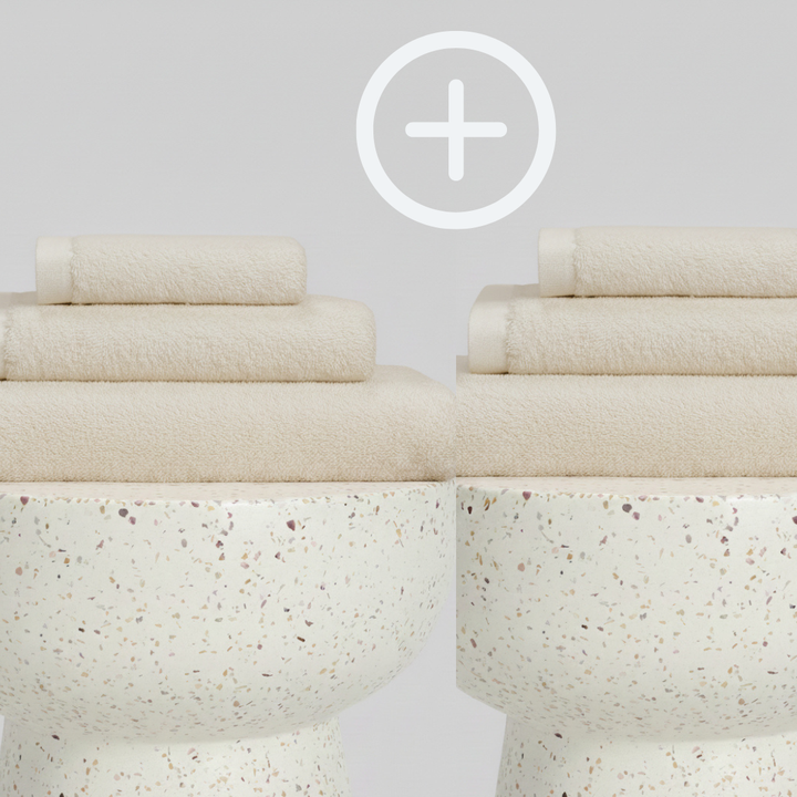 2-Pack  | Conjunto de Toalhas de Bambu blanky 