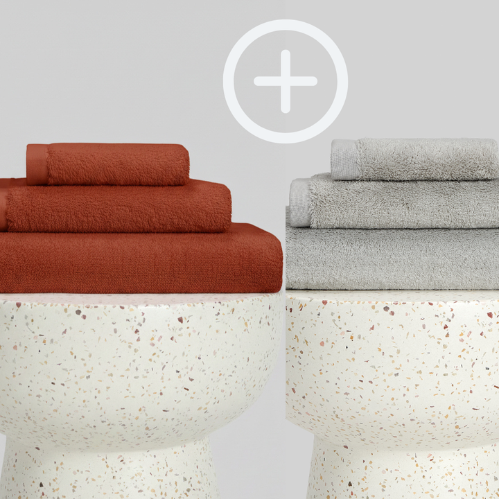 2-Pack  | Conjunto de Toalhas de Bambu blanky 